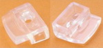 Кляймер пластиковый прозрачный (для стекла 4мм) №2